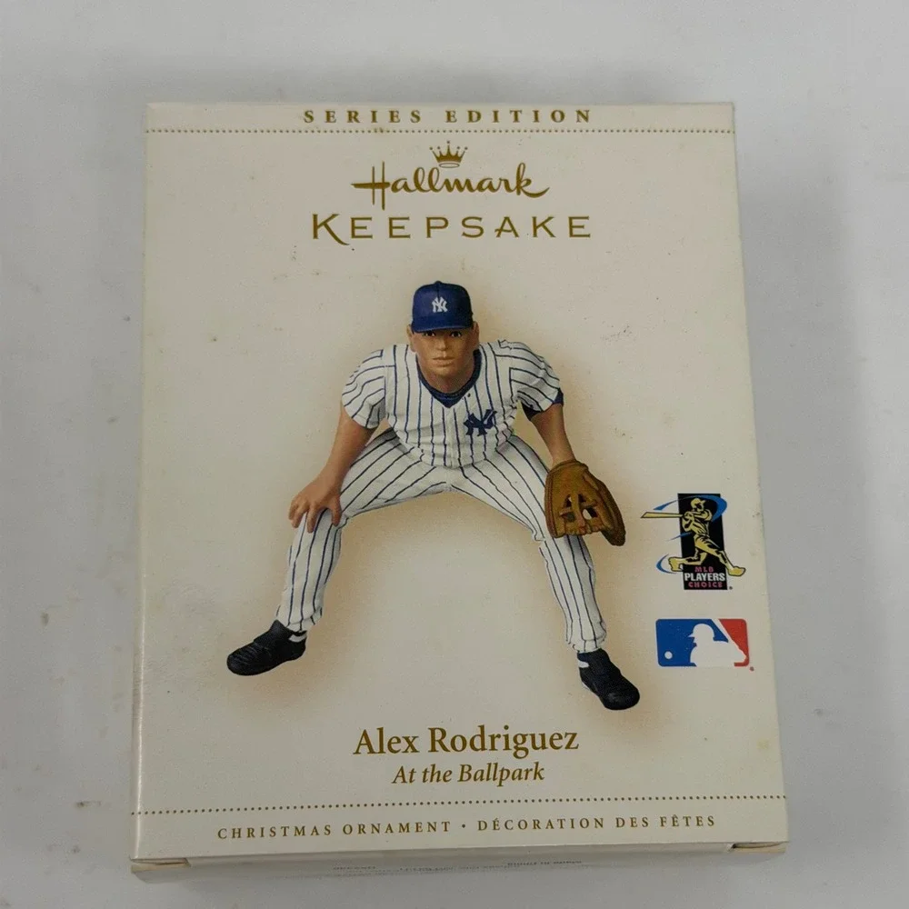 Hallmark Keepsake Alex Rodriguez New York Yankees At the Ballpark‎ Ornament 2005